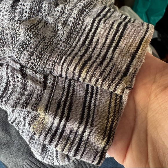 Curio NY Cardigan Open Textured Knit Relaxed Long Sweater Ribbed Hem Modern XL - Picture 9 of 13